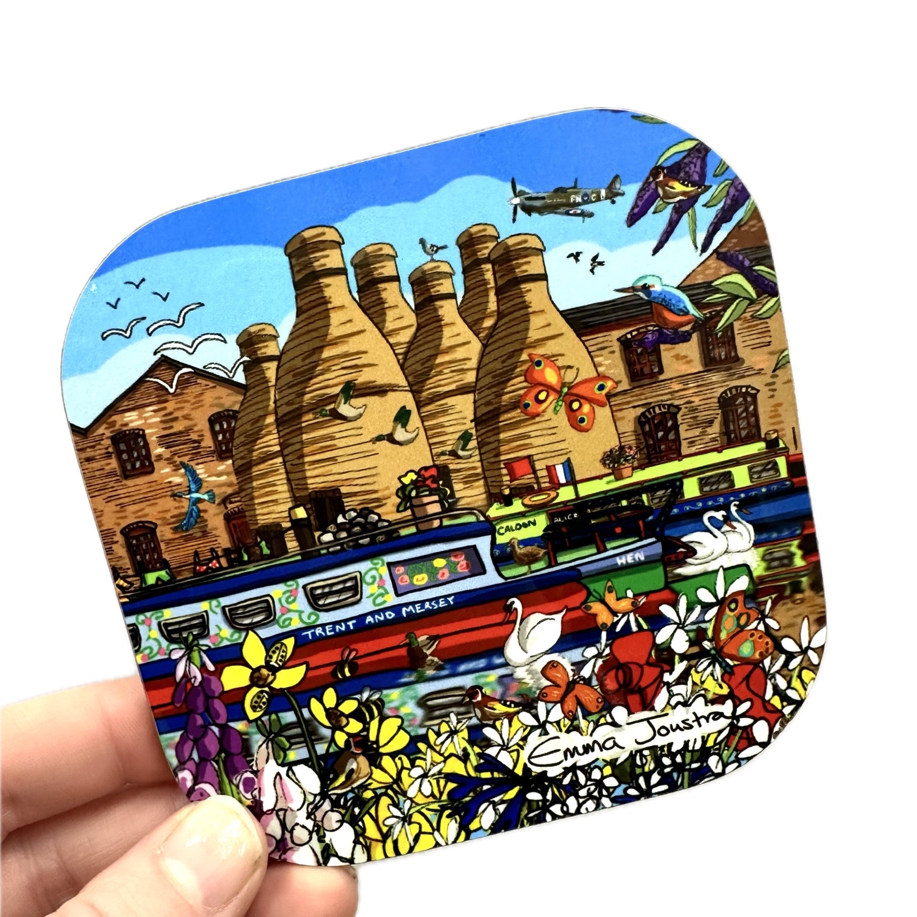 Emma Joustra Bottle Ovens Canal Coaster