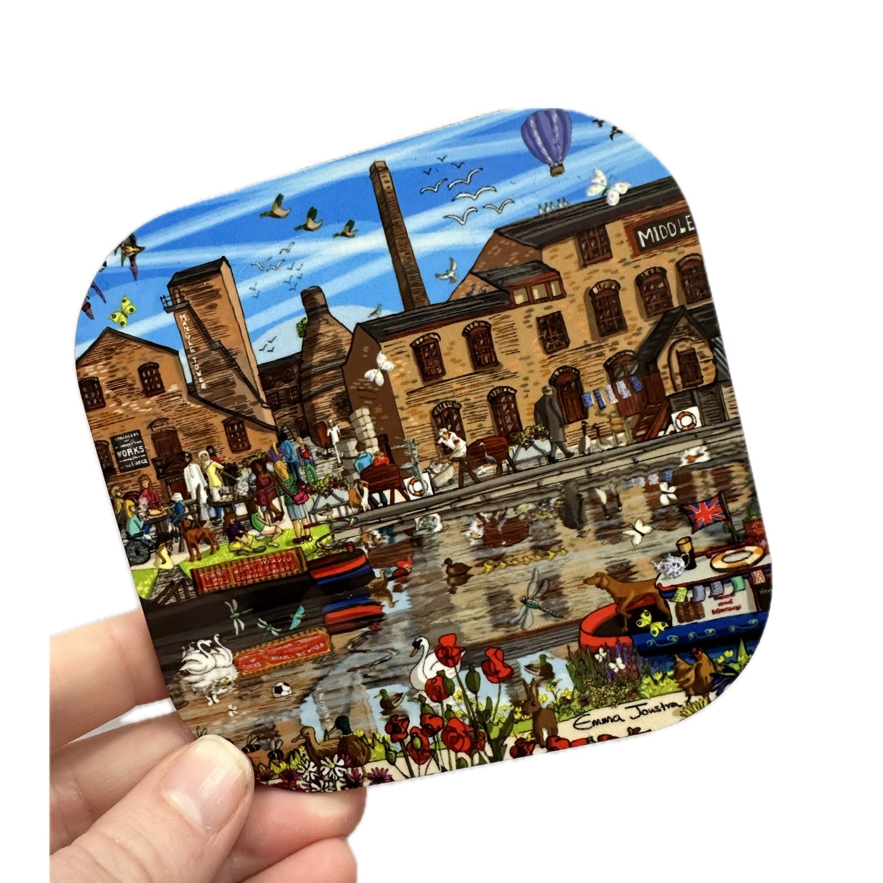 Emma Joustra Middleport Pottery Canal Coaster