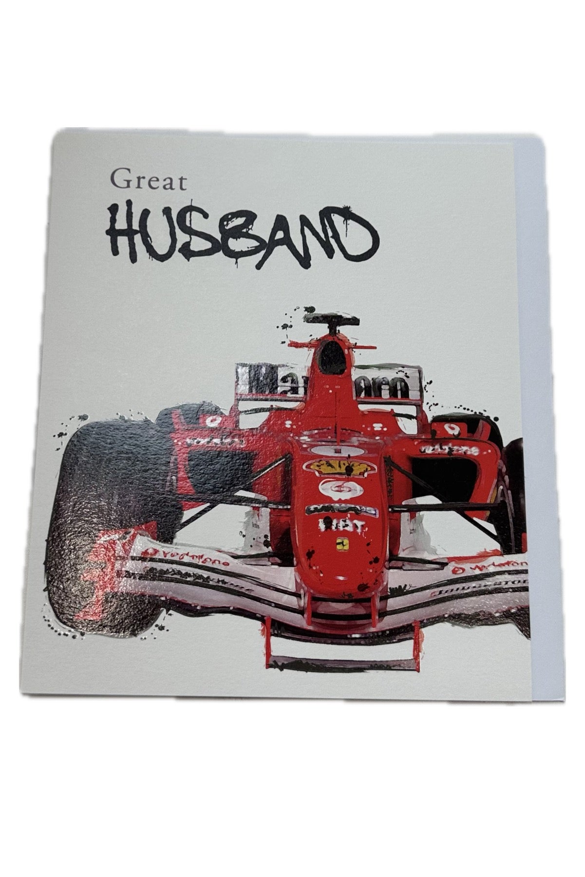 Cardmix Great Husband Racing Car Birthday Card