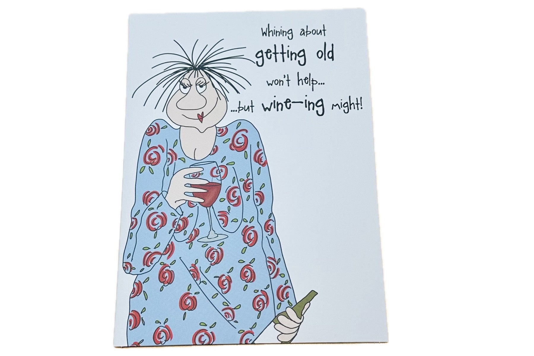 Camilla & Rose Blank Card - Wine-ing