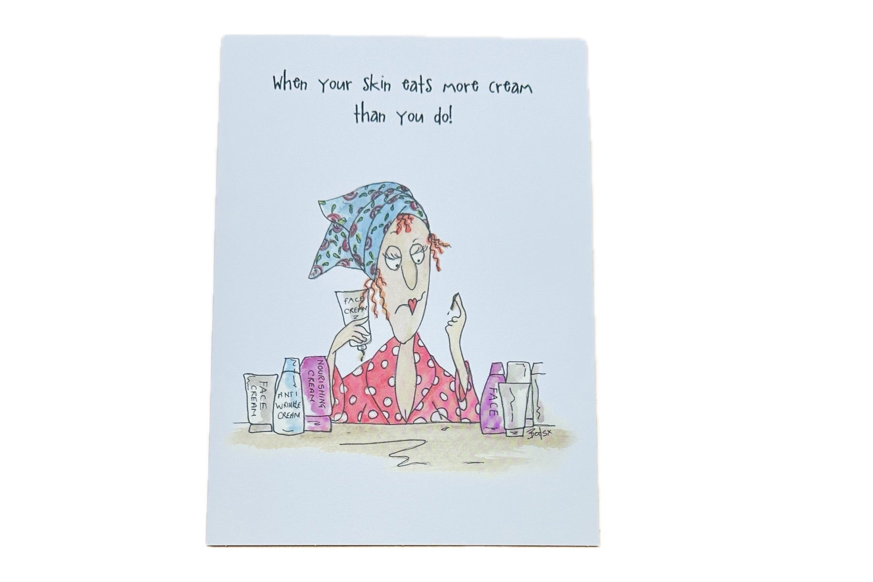 Camilla & Rose Blank Card - Skin Eats Cream