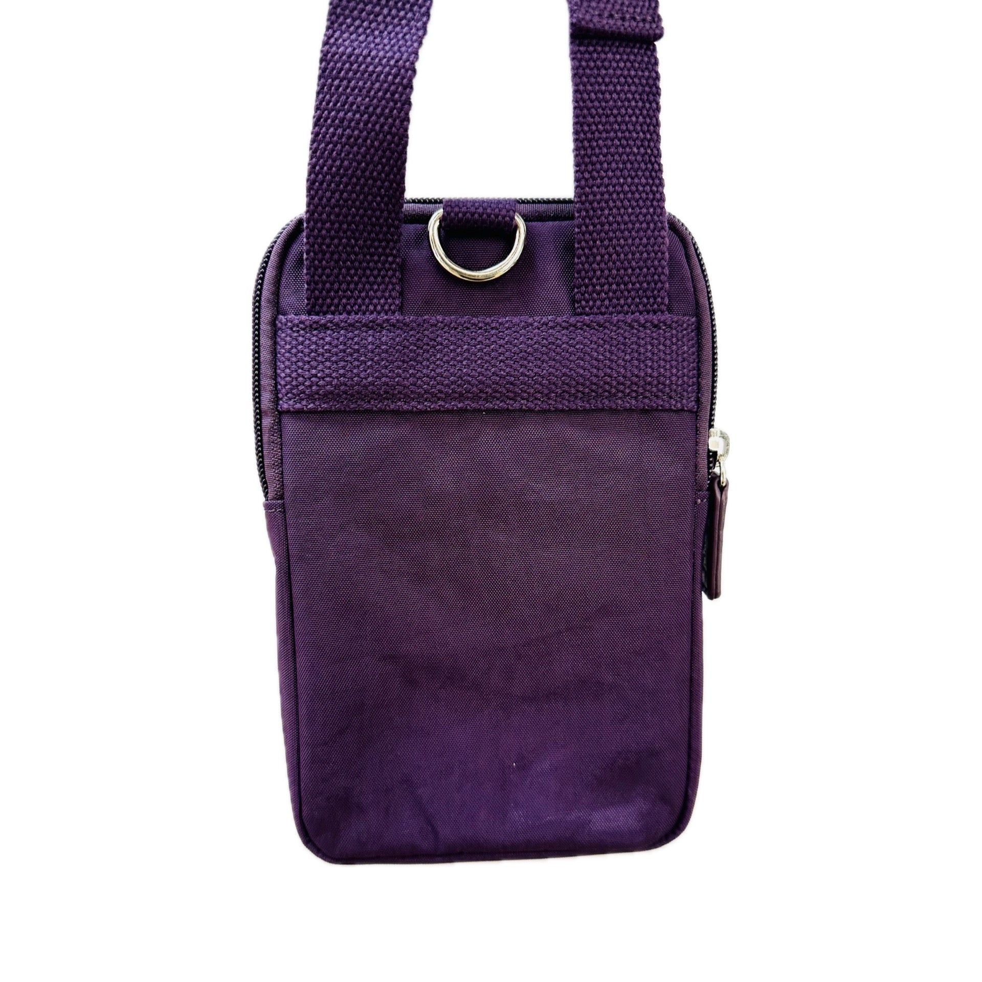 Spirit - (6890N) Lightweight Mini Slimline Phone Crossbody Handbag - Blackberry Purple
