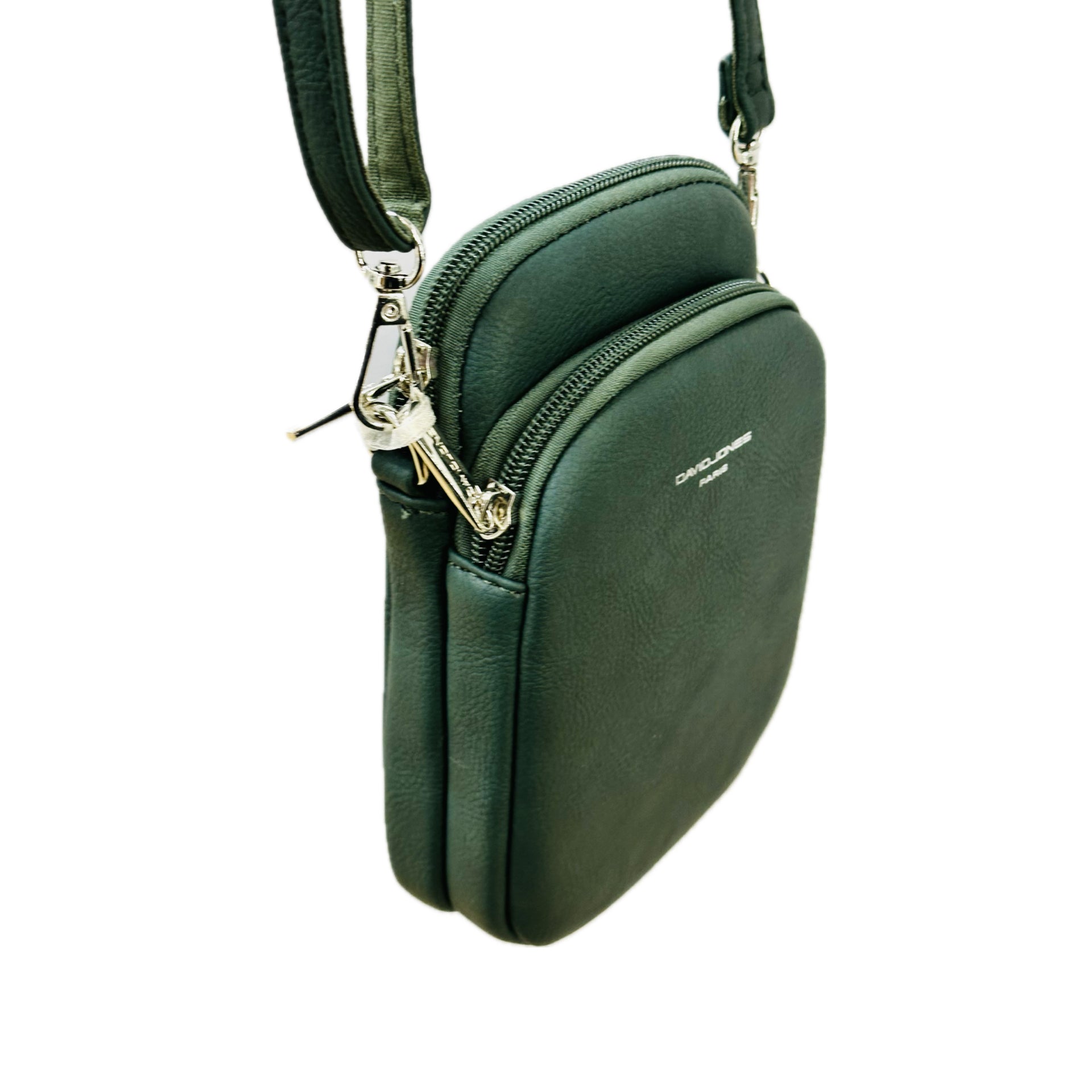 David Jones Brixton Phone Crossbody Bag - Dark Green (NV6101-7)