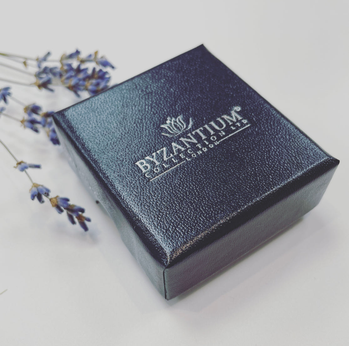 Byzantium Swarovski Crystal Studs - Chaton -Matt White Opal