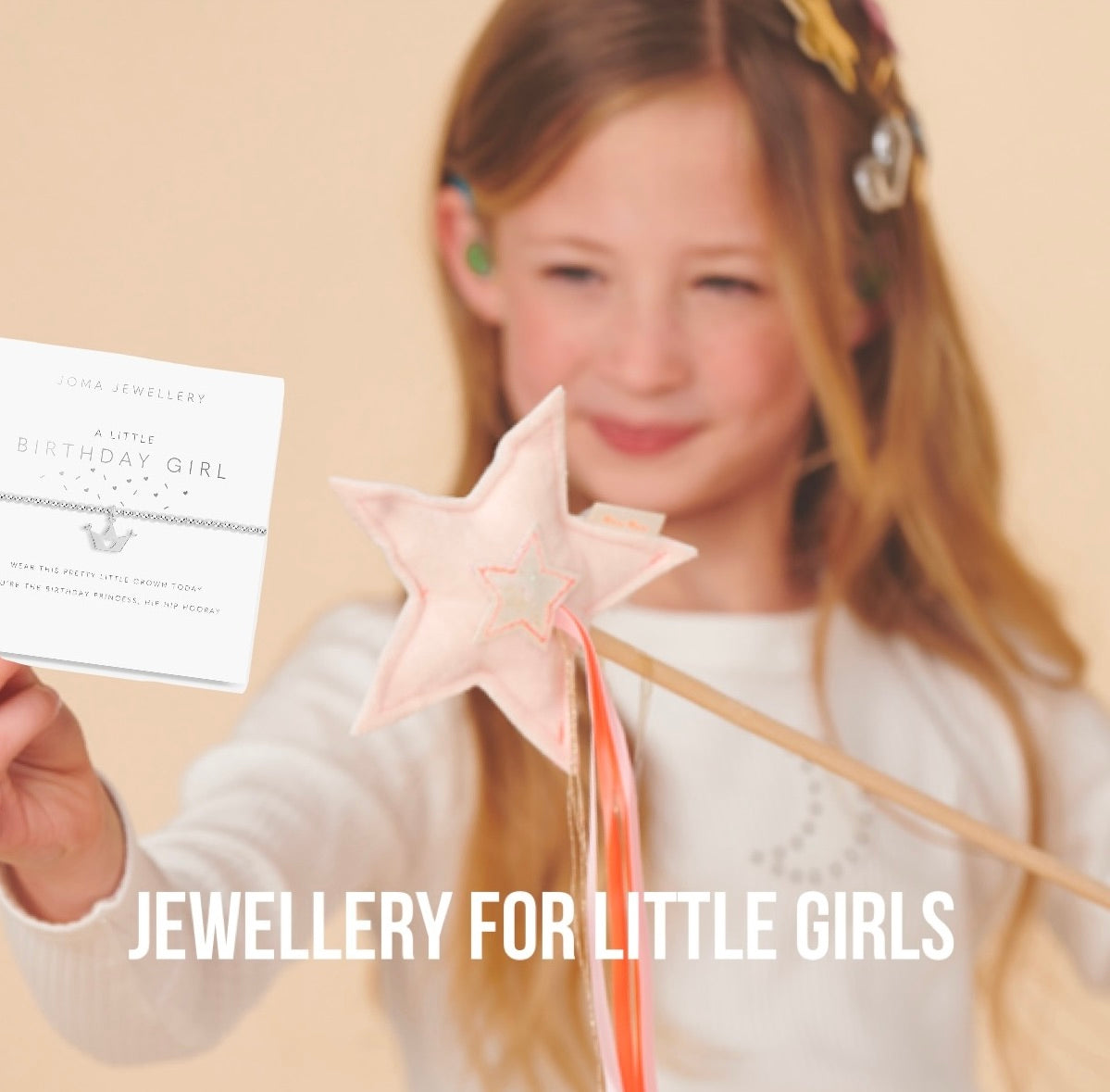 Joma Jewellery KIDS - A Little Love from Santa - Silver Stretch Bracelet