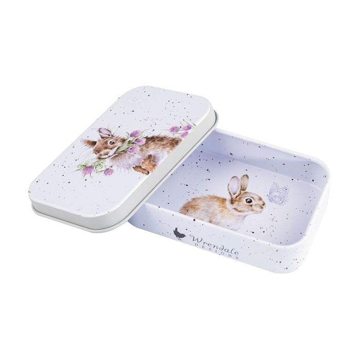 'Head Clover Heels' Rabbit Mini Tin - Wrendale Designs