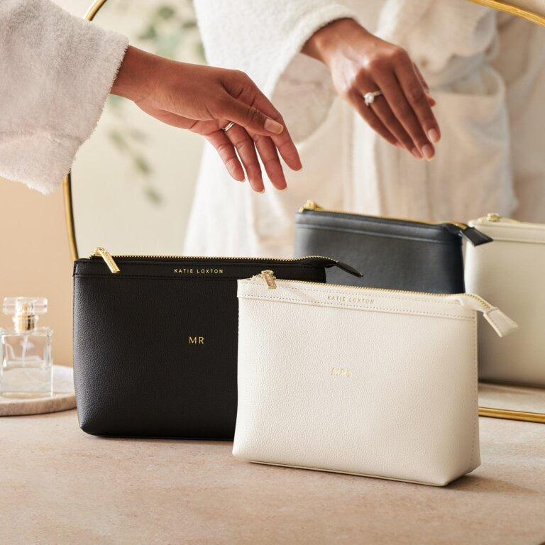 Katie Loxton Wash Bags Gift Set - Mr & Mrs