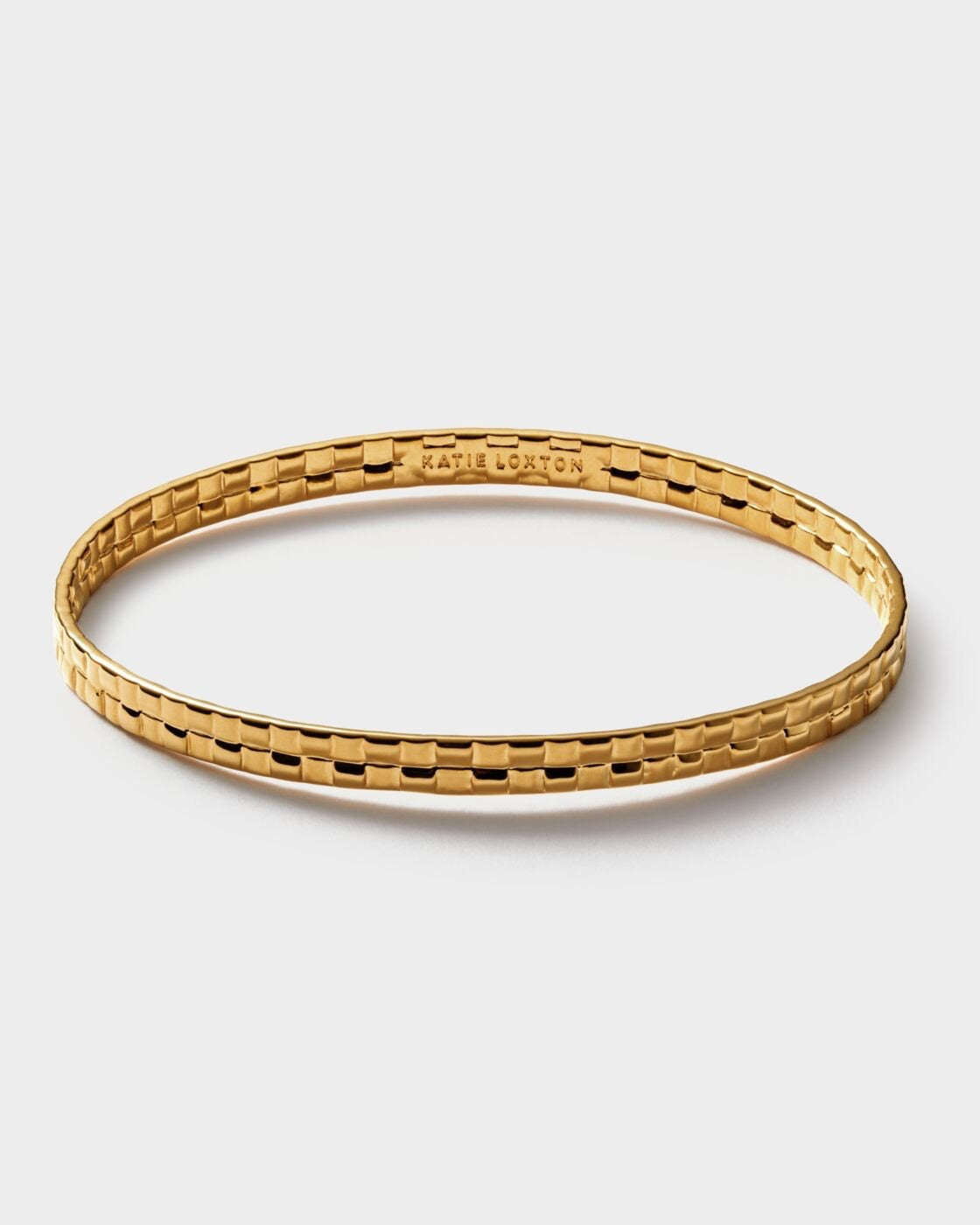 Katie Loxton Waterproof Jewellery - Taya - Gold Woven Bangle Bracelet