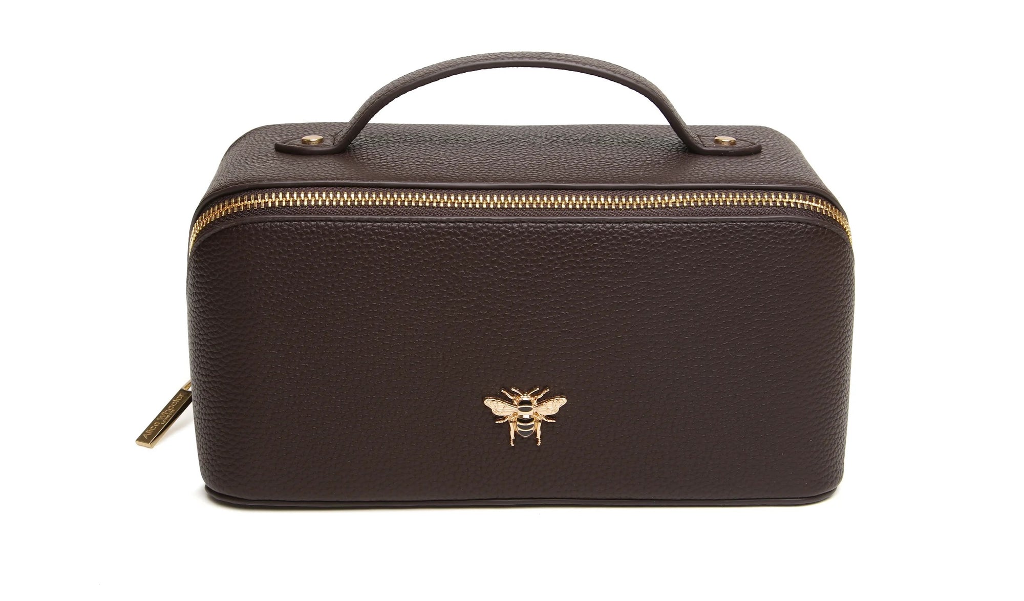 Alice Wheeler Chocolate Train Beauty Case - Medium