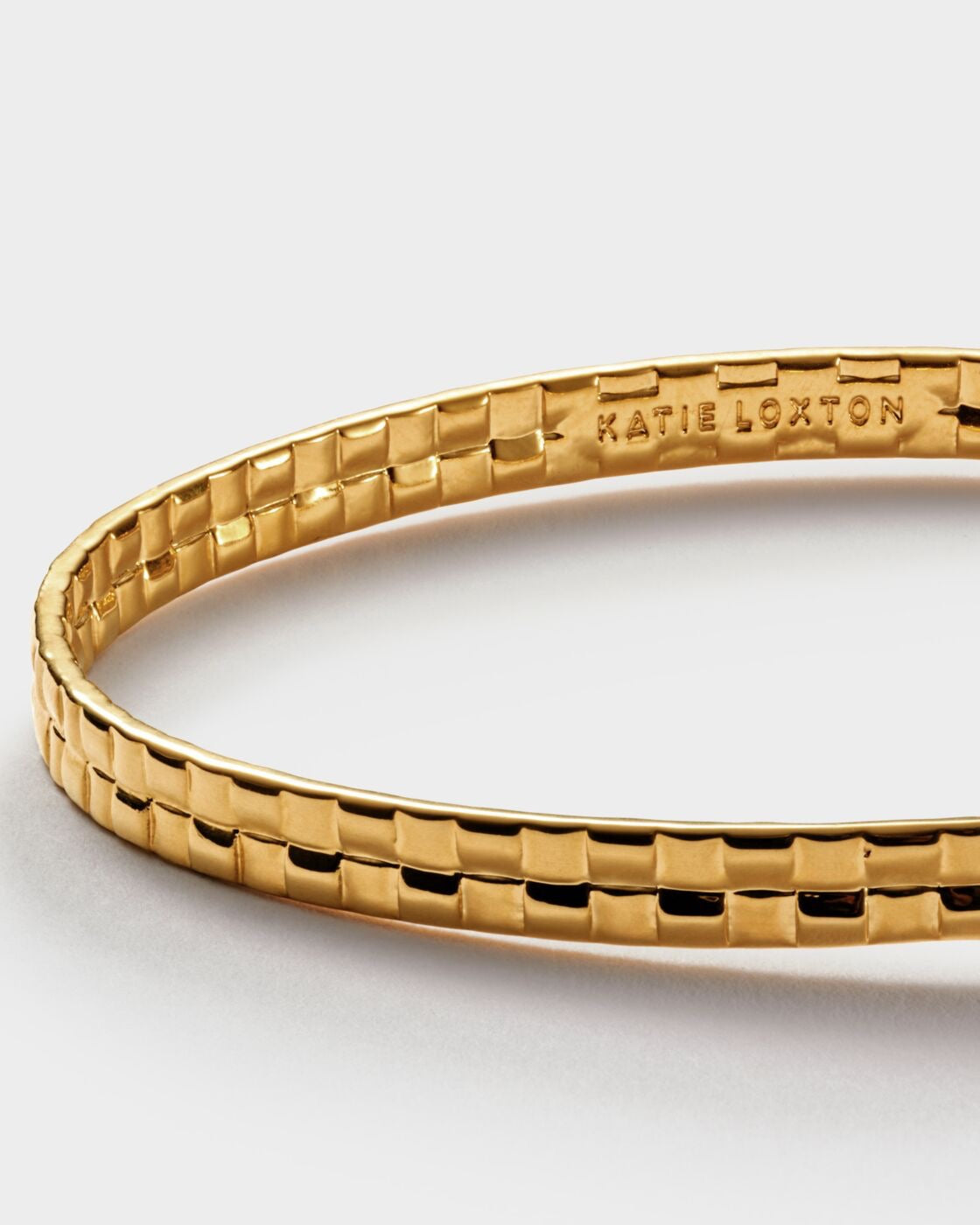 Katie Loxton Waterproof Jewellery - Taya - Gold Woven Bangle Bracelet
