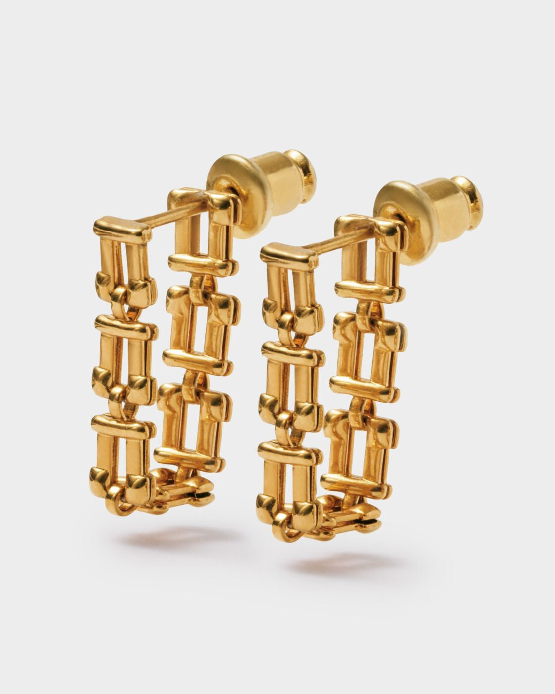 Katie Loxton Waterproof Jewellery - Grecian - Gold Link Multi-Wear Earrings