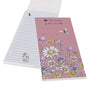 'Just Bee-Cause' Bee & Floral Magnetic Shopping Pad - Wrendale Designs