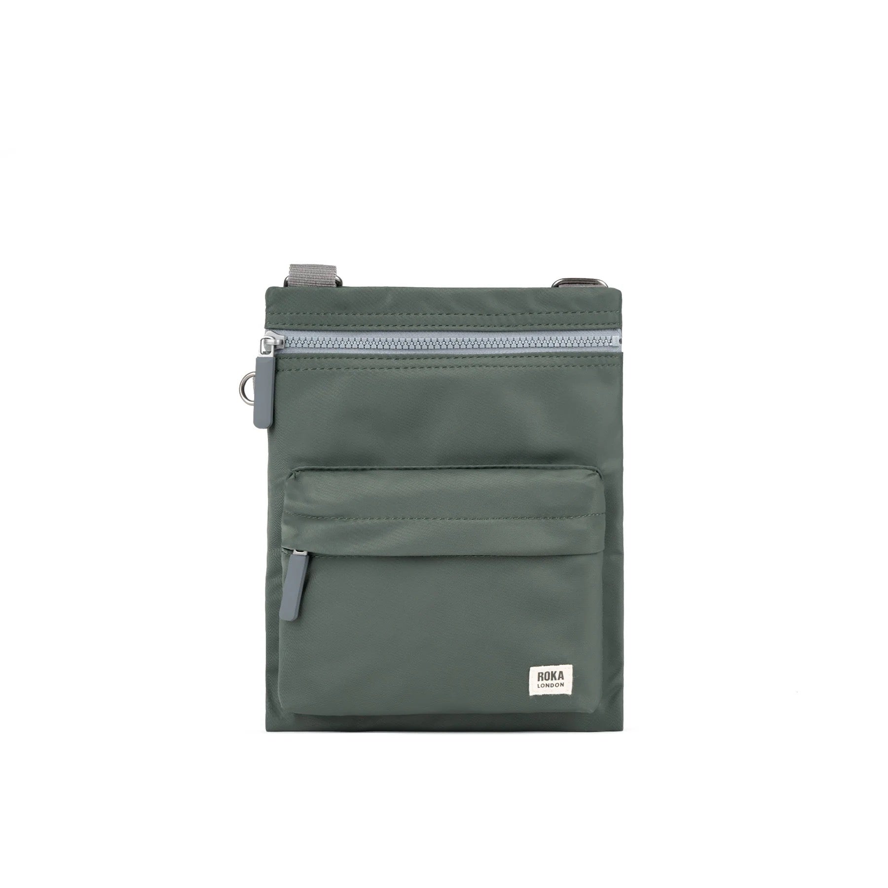Roka CHELSEA B - MEDIUM Crossbody Bag -Recycled Nylon - Thyme