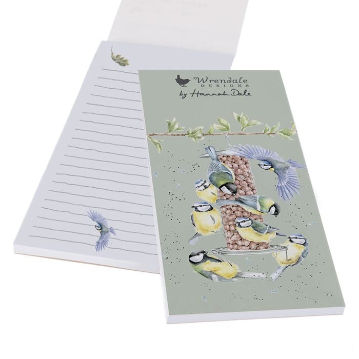 'Bon Appetit' Birds Magnetic Shopping Pad - Wrendale Designs