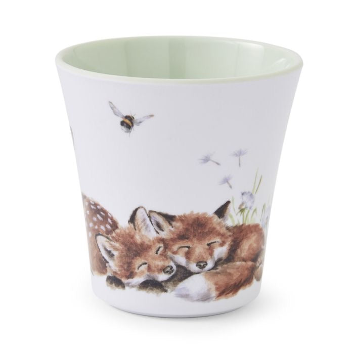 The Little Wren Melamine Woodland Beaker - Wrendale Designs