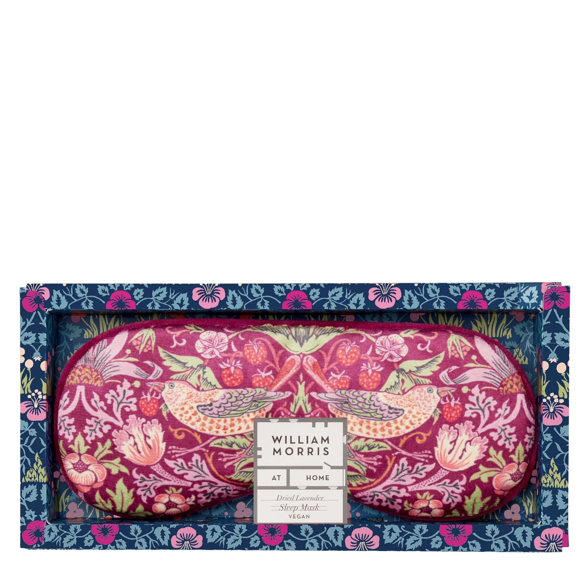William Morris at Home - Strawberry Theif Lavender Eye Sleep Mask