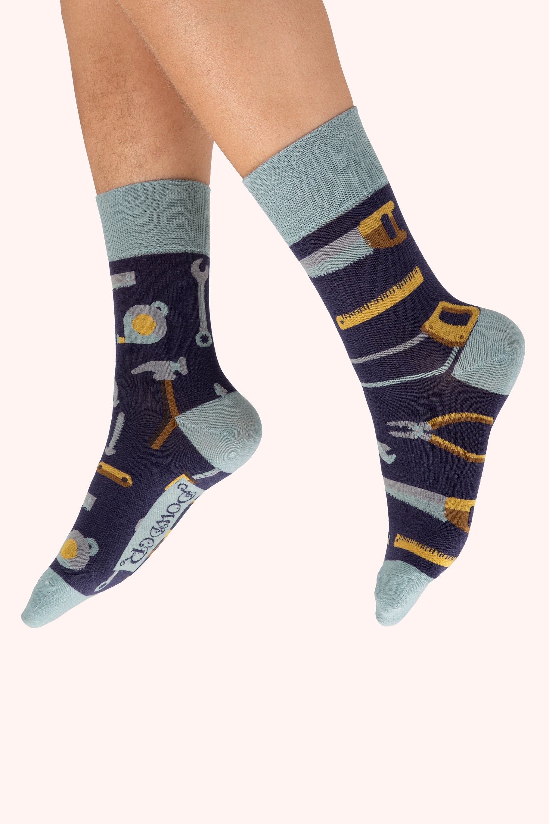 Powder MEN's Tool Kit Bamboo Ankle Socks - Navy