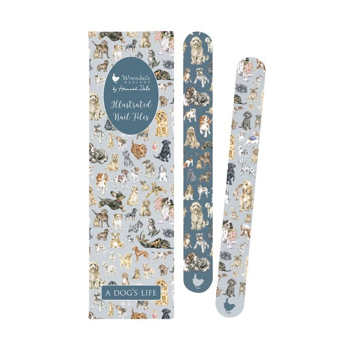 'A Dog's Life' Dog Print Nail Files - Set of 2 - Wrendale Designs
