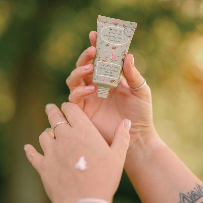 'Woodland' Owl & Hedgehog Mini Hand Cream - Wrendale Designs