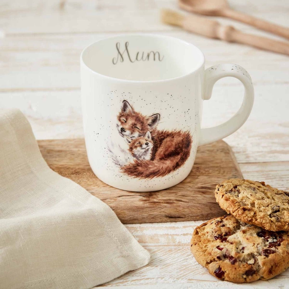 Wrendale MUM Foxes Large Mug