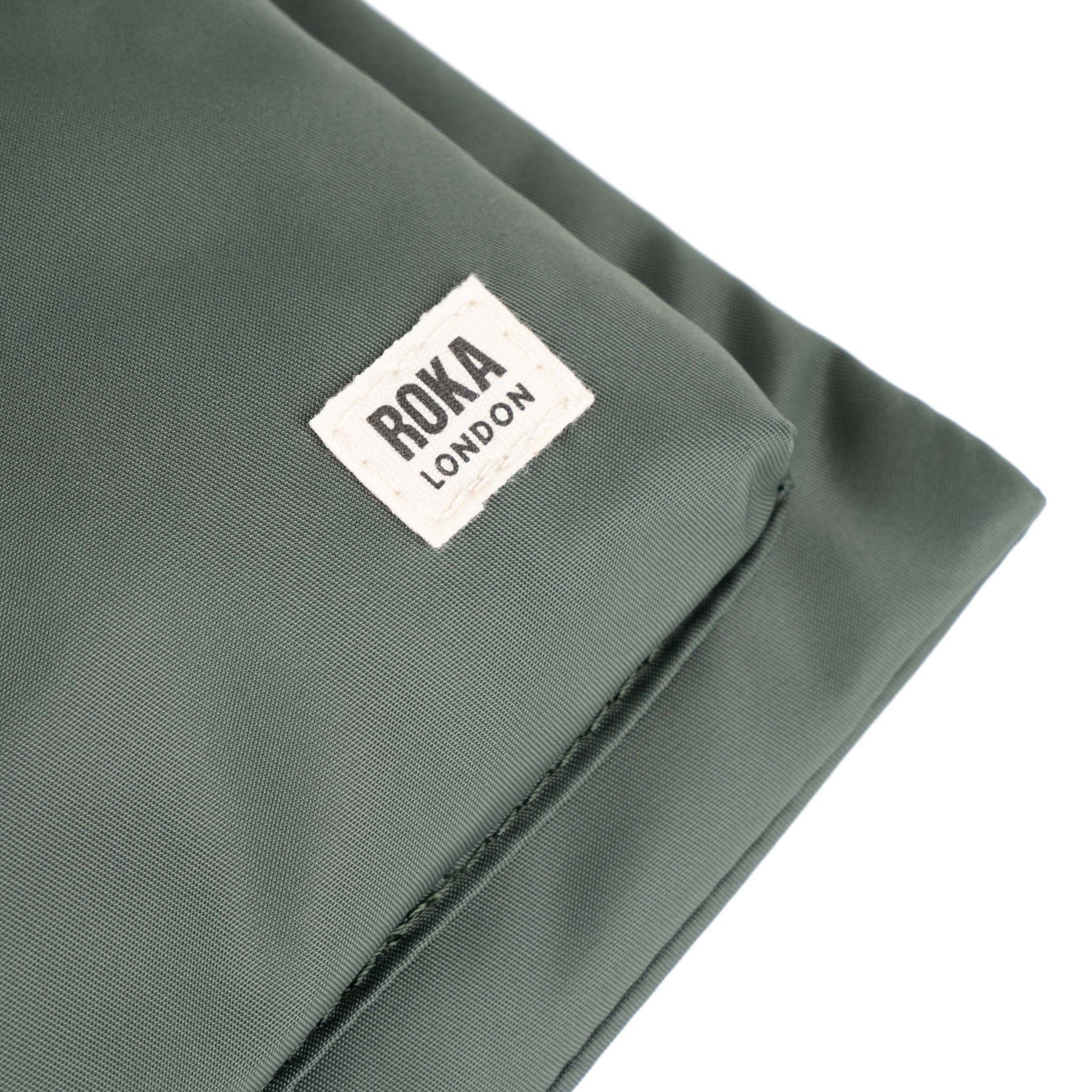 Roka CHELSEA B - MEDIUM Crossbody Bag -Recycled Nylon - Thyme