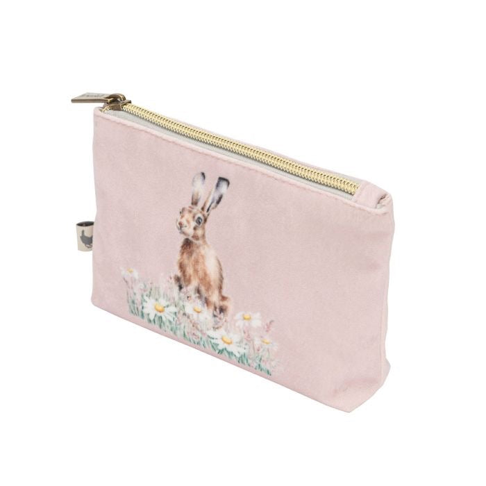 'Hedgerow' Hare & Mouse Mini Hand Cream Gift Set in Velvet Pouch - Wrendale Designs (Pink)