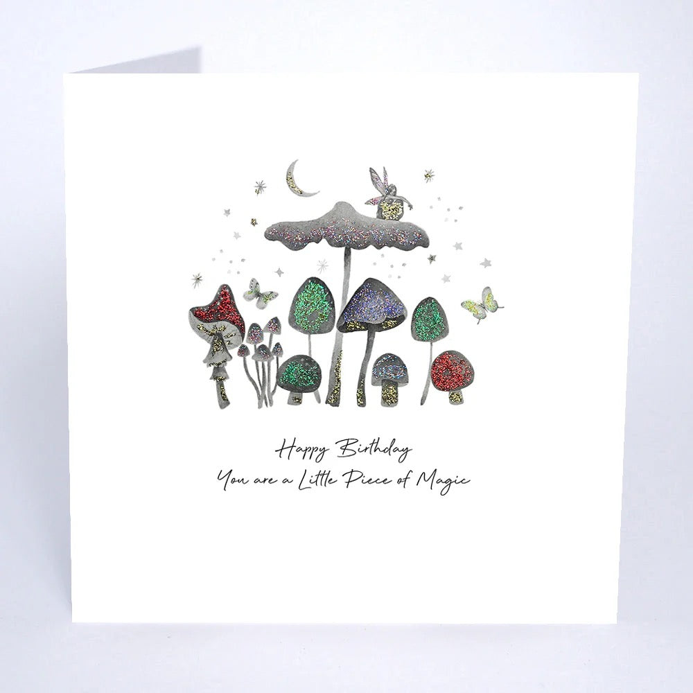 Five Dollar Shake - You are a Little Piece of Magic (Toadstools) Birthday Card