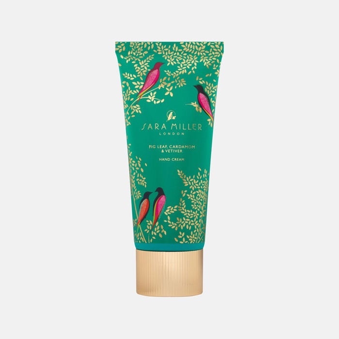 Sara Miller Savannah Hand Cream in Tin (Green Birds)