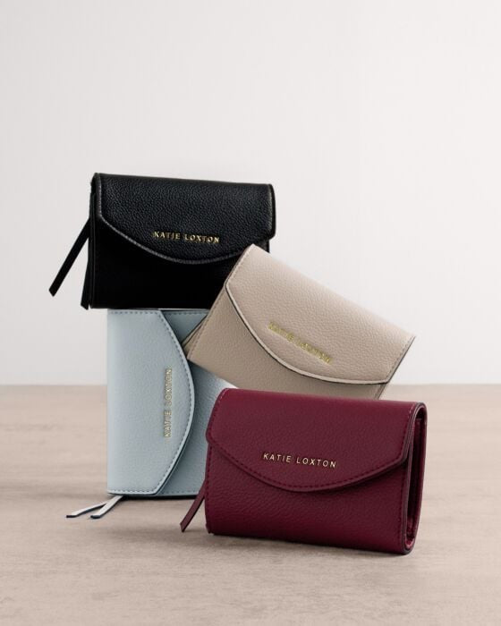 Katie Loxton Alba Compact Medium Purse - Cherry
