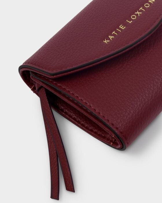 Katie Loxton Alba Compact Medium Purse - Cherry