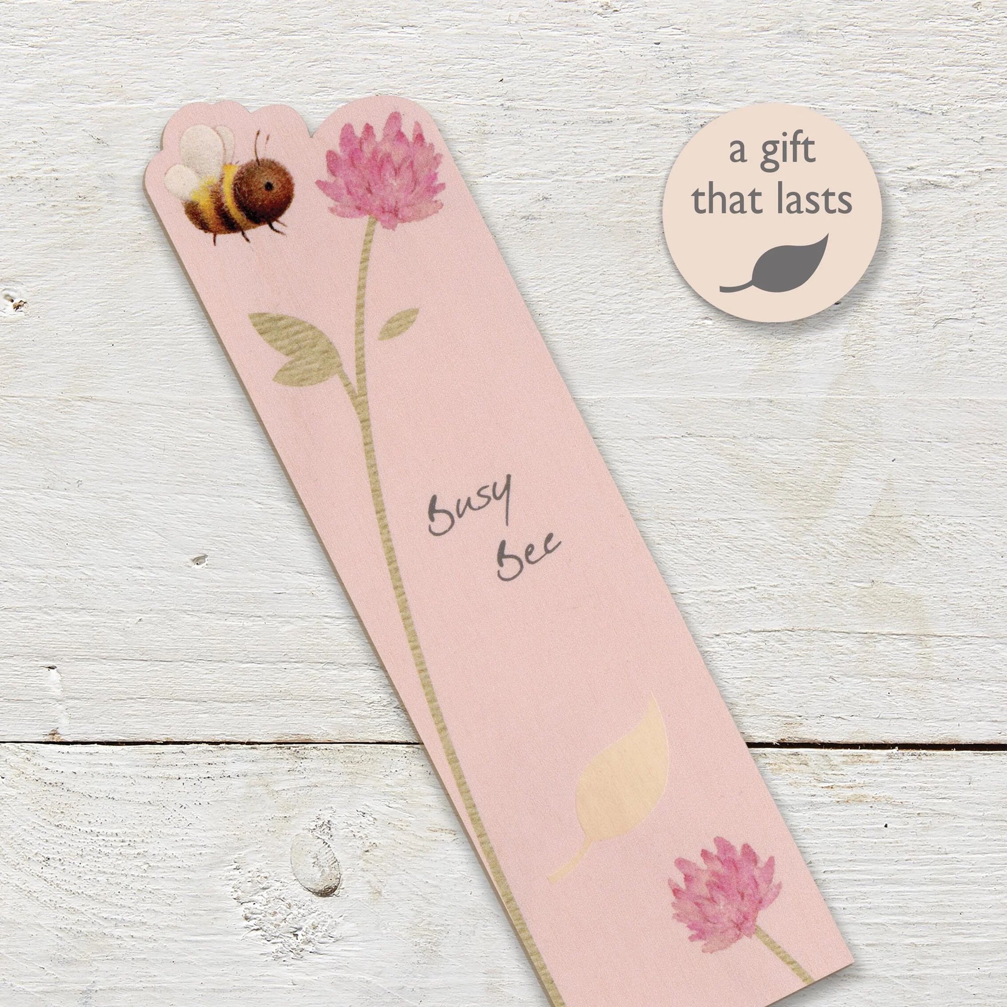 Wooden Bookmark - Busy Bee - Ginger Betty