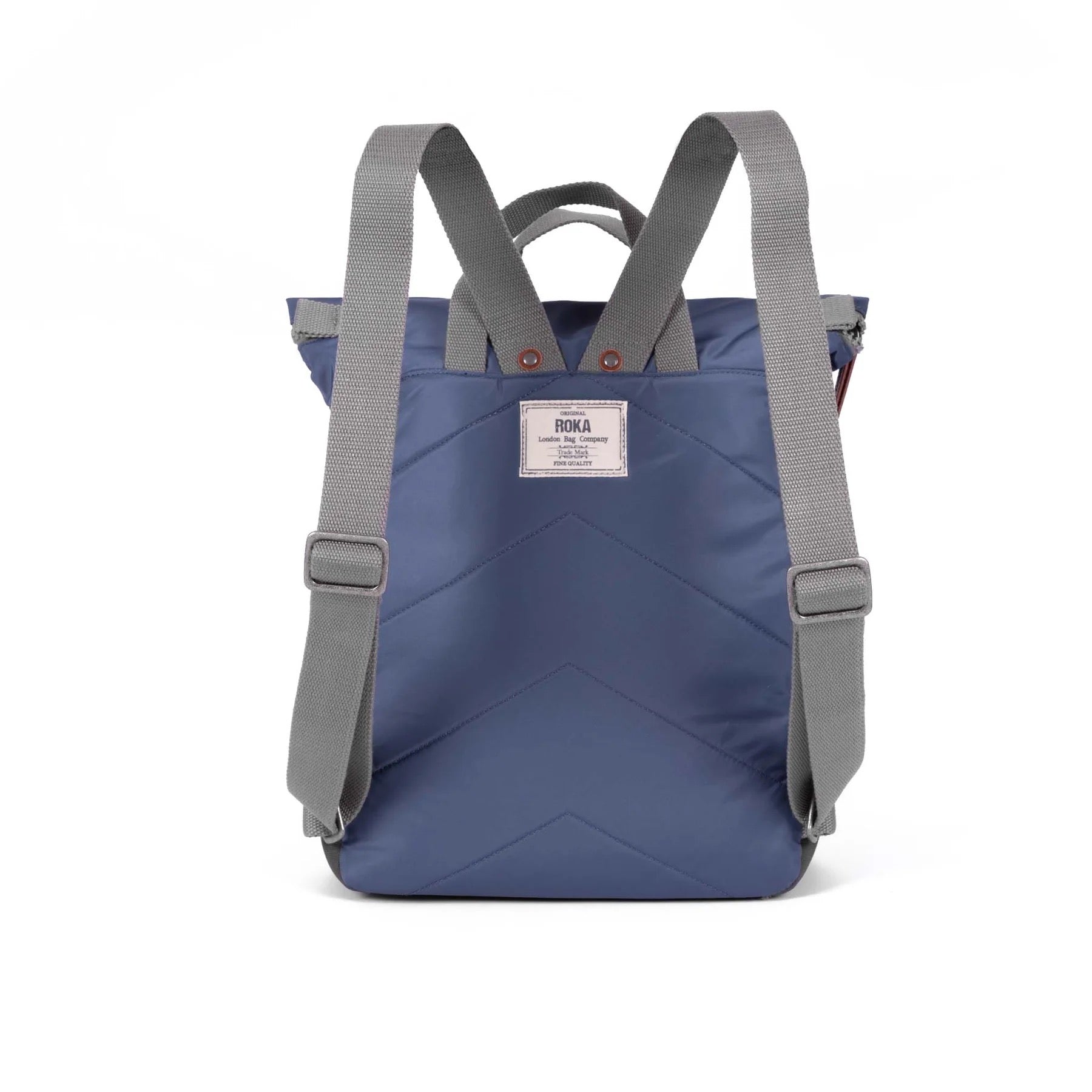 Roka Canfield B Medium Backpack - Recycled Nylon - Airforce Blue