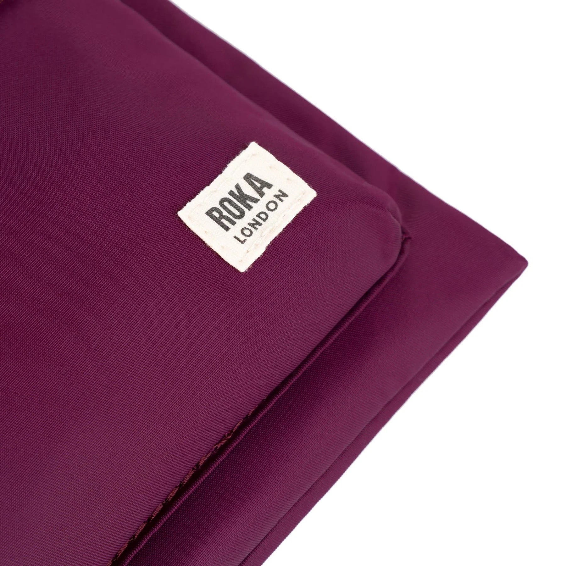 Roka CHELSEA B - MEDIUM Crossbody Bag -Recycled Nylon - Royal Burgundy