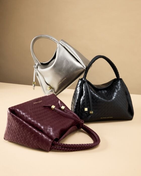 Katie Loxton Nova Woven Small Grab Bag - Black
