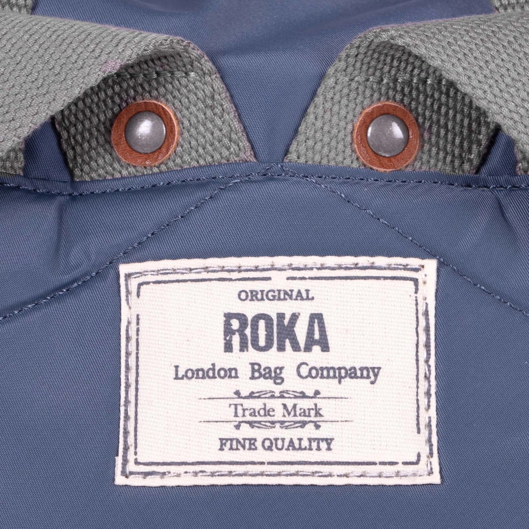 Roka Canfield B Medium Backpack - Recycled Nylon - Airforce Blue