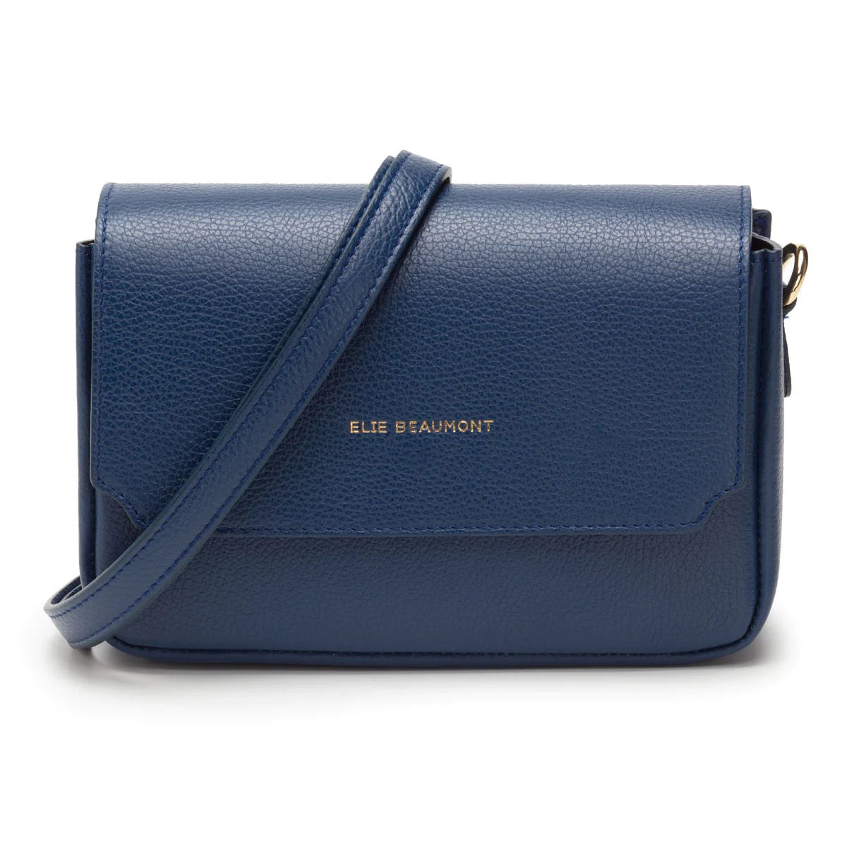 Elie Beaumont Fold Crossbody Bag - Dark Blue