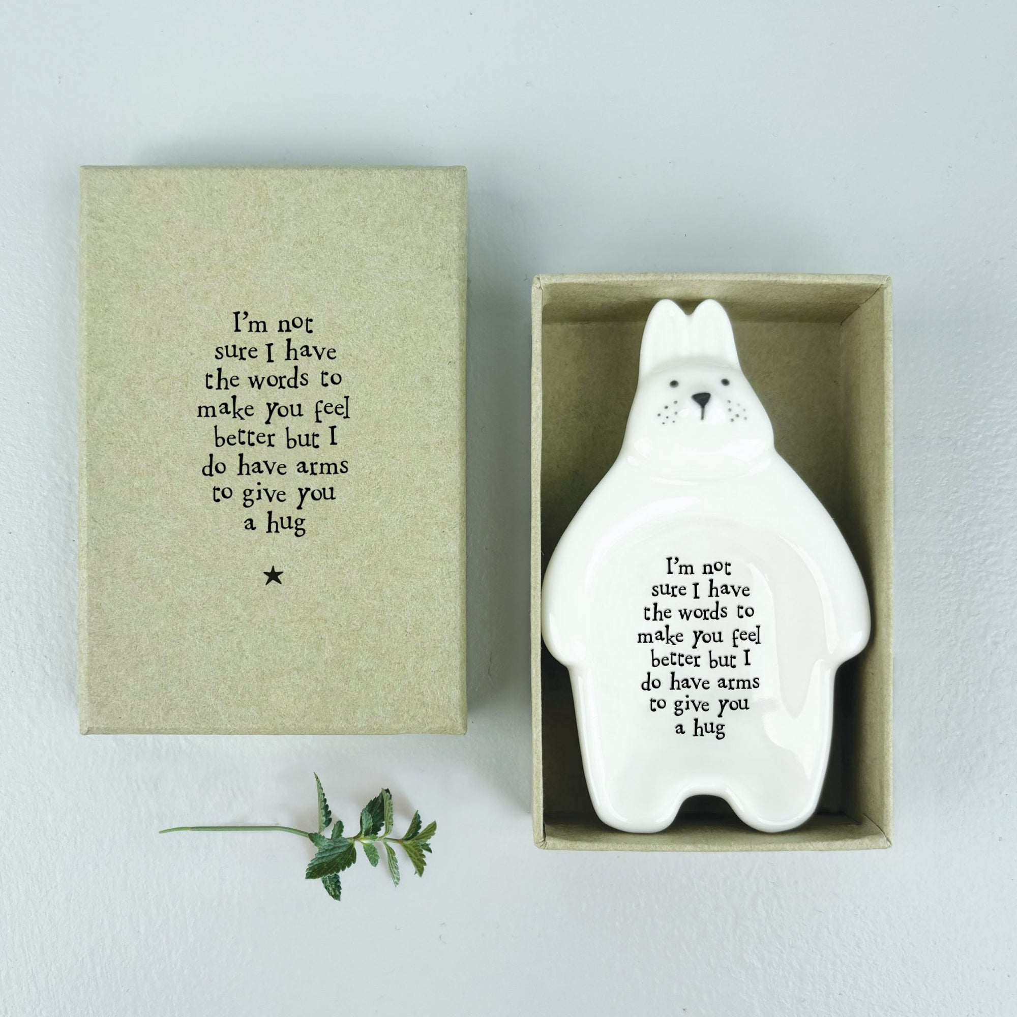 East of India Flat Dish Rabbit - Not Sure I Have the Words