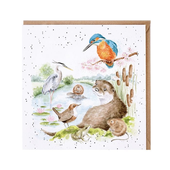 The Riverbank - Blank Card - Wrendale Designs