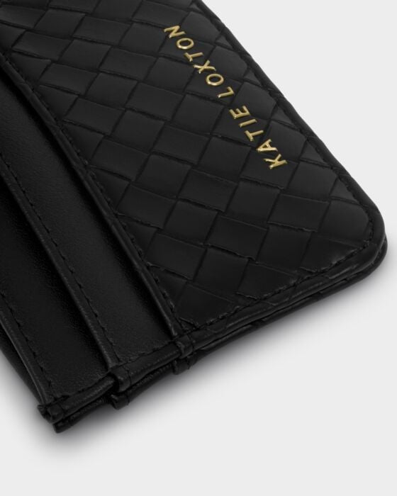 Katie Loxton Nova Woven Card Holder - Black