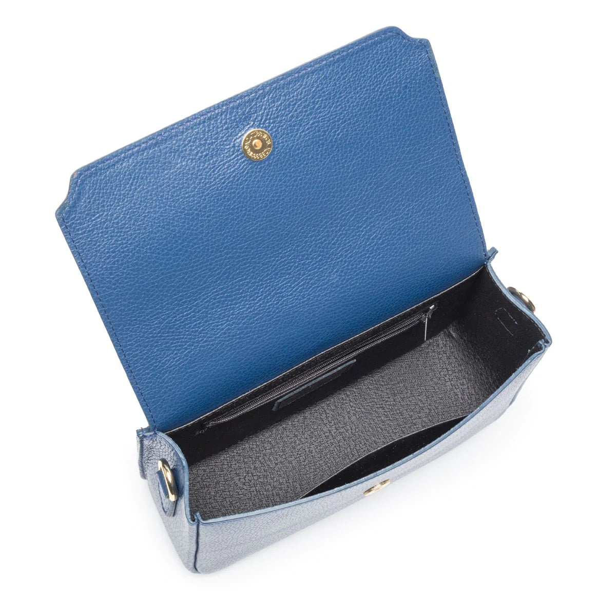 Elie Beaumont Fold Crossbody Bag - Dark Blue