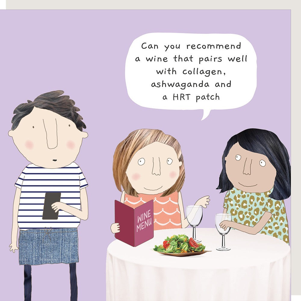 Rosie Made a Thing - Pairs Well - Blank Card