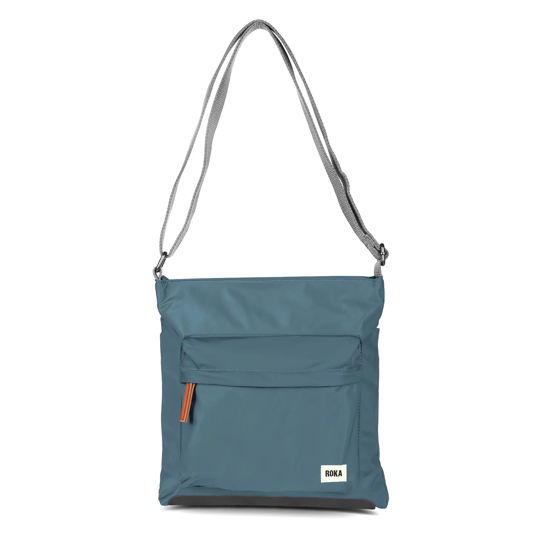 Roka Kennington B Medium Crossbody Bag -Sustainable Nylon - Airforce Blue