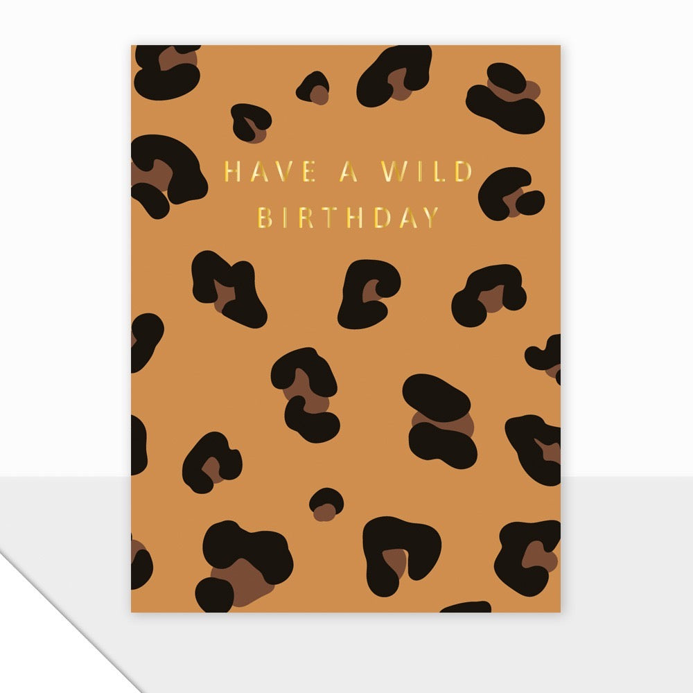 Laura Darrington Have a Wild Birthday Leopard MINI Card