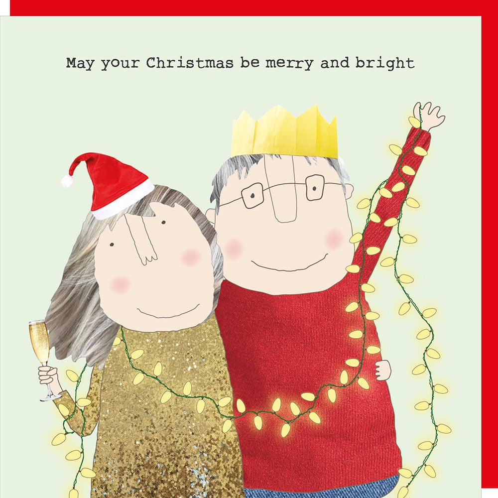 Rosie Made A Thing - Both Merry - Blank Christmas Card