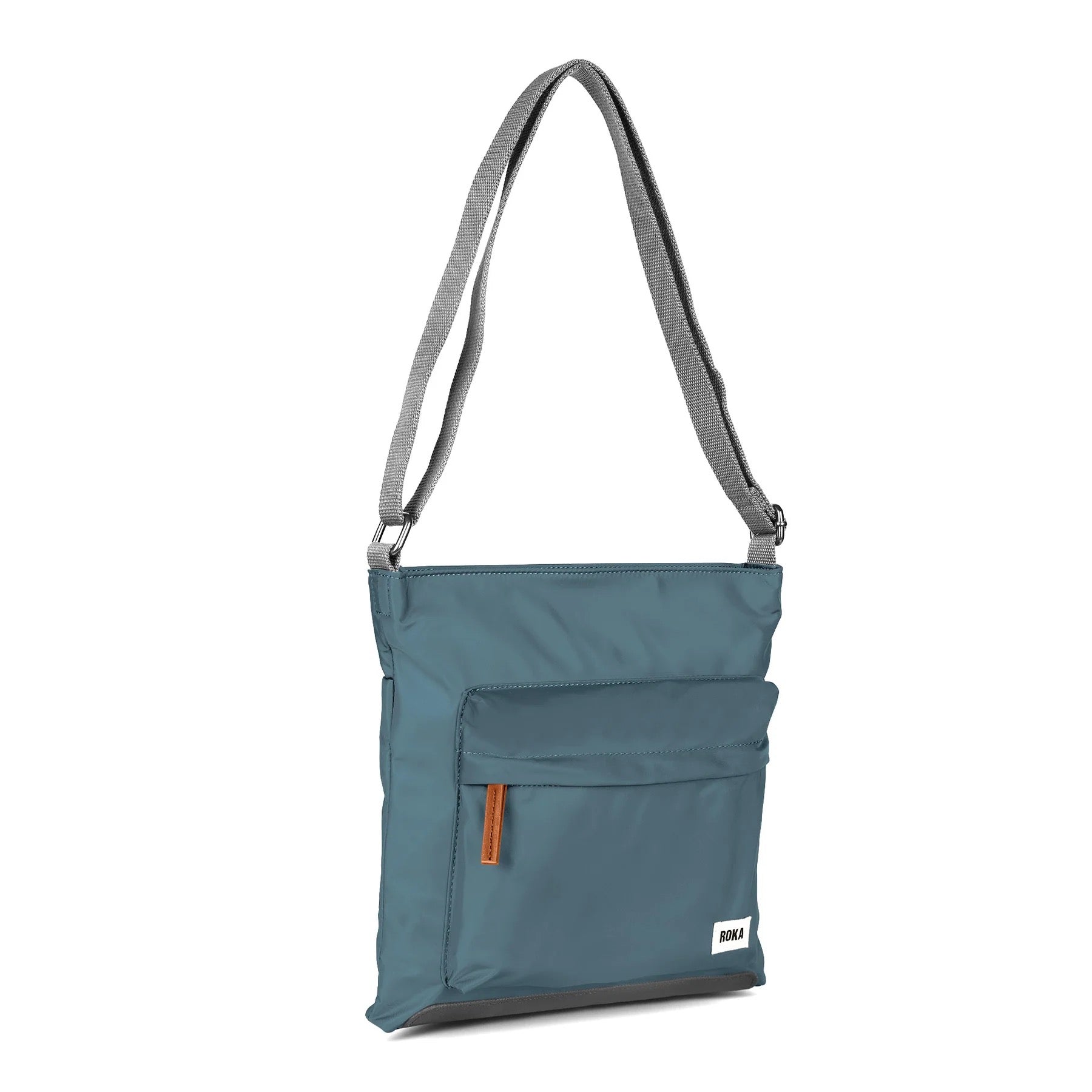 Roka Kennington B Medium Crossbody Bag -Sustainable Nylon - Airforce Blue