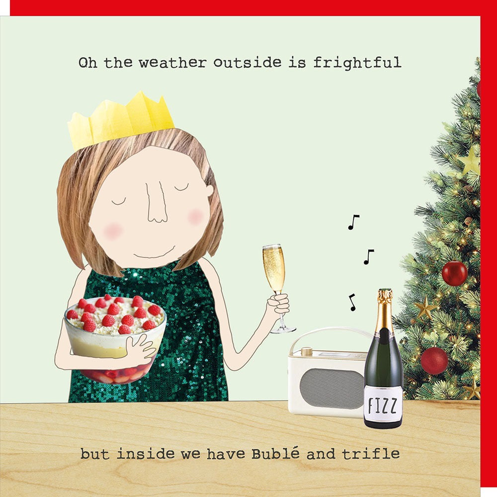 Rosie Made A Thing - Trifle - Blank Christmas Card