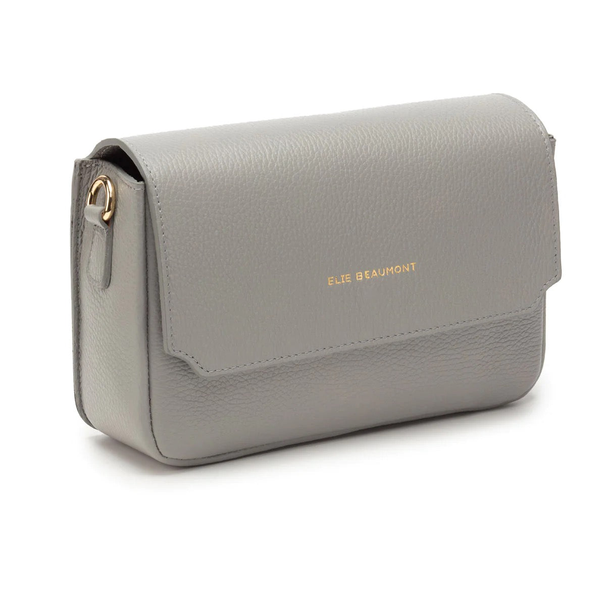 Elie Beaumont Fold Crossbody Bag - Light Grey