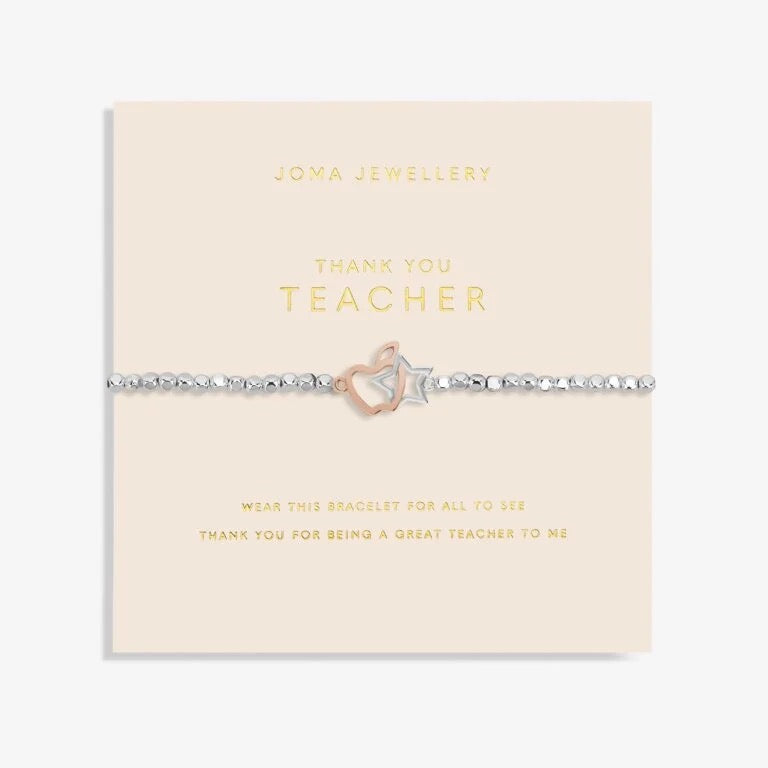 Joma Jewellery - Forever Yours - Thank You Teacher Bracelet