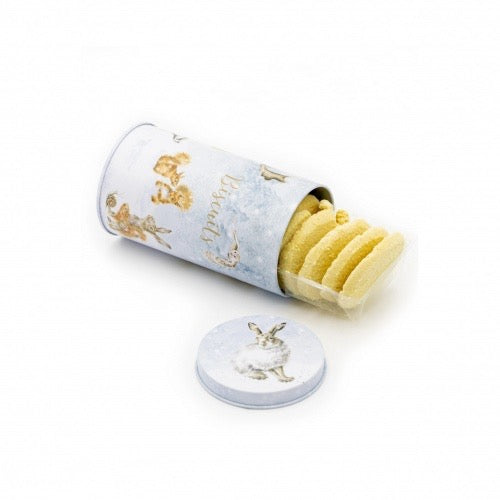 'Winter Wonderland' Small Biscuit Tin with Honey & Oat Biscuits - Wrendale Designs