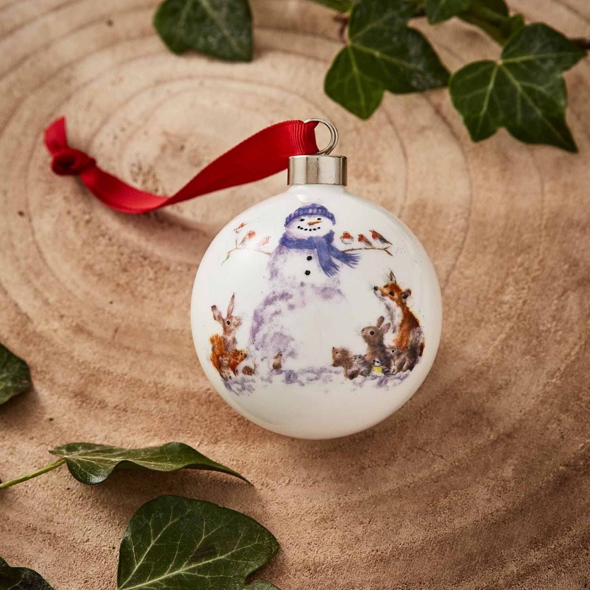 Wrendale 'Gathered all Around' Christmas Bauble - Gift Boxed